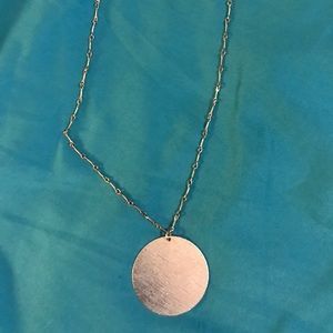Vintage round medallion necklace